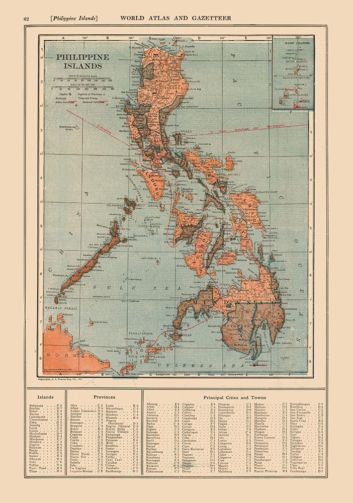 Asia Philippine Islands - Reynold 1921 art print by Reynold for $57.95 CAD