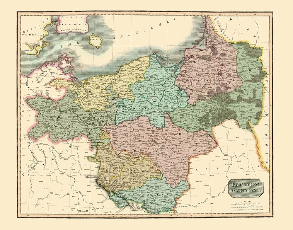 Prussia Germany - Thomson 1817 art print by Thomson for $57.95 CAD