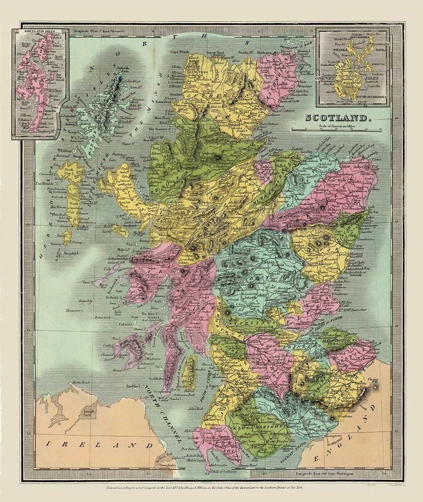 Scotland - Illman 1834 art print by Illman for $57.95 CAD