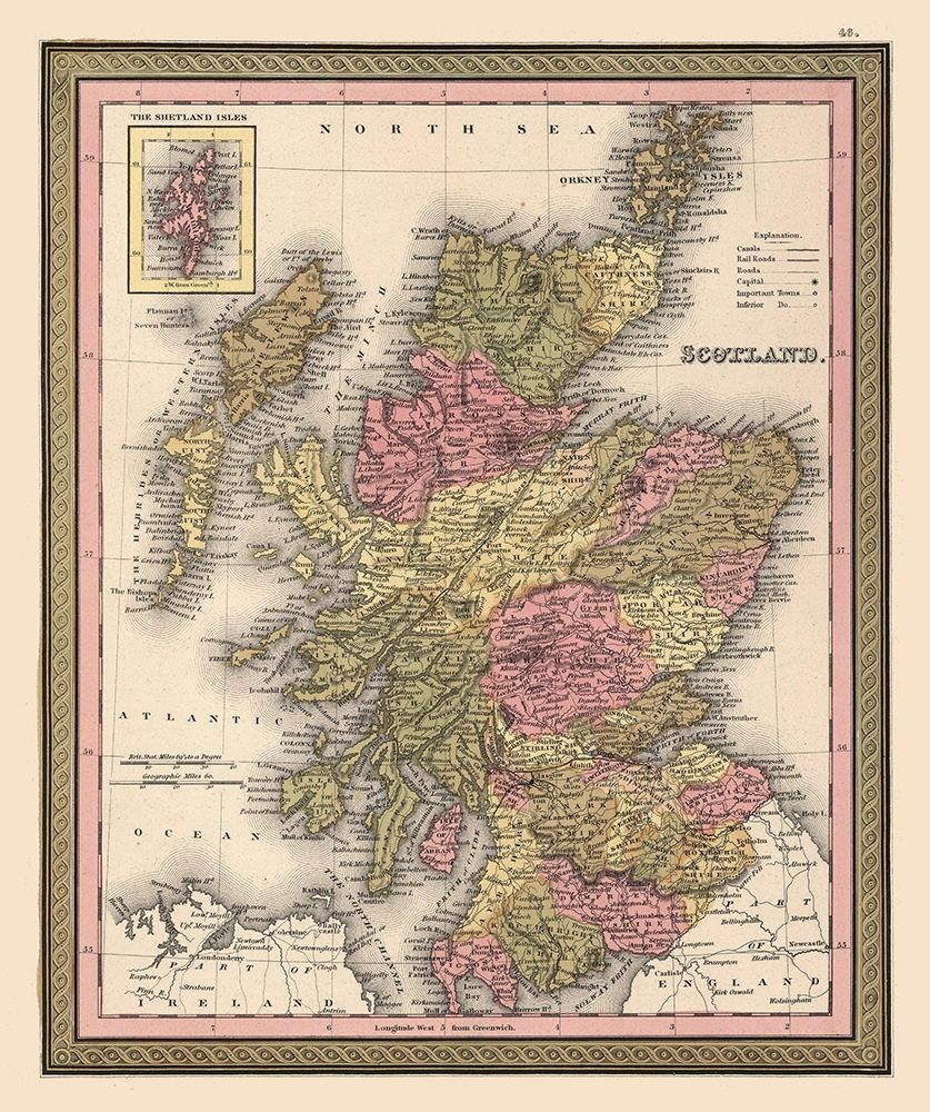 Scotland - Smith 1808 art print by Smith for $57.95 CAD