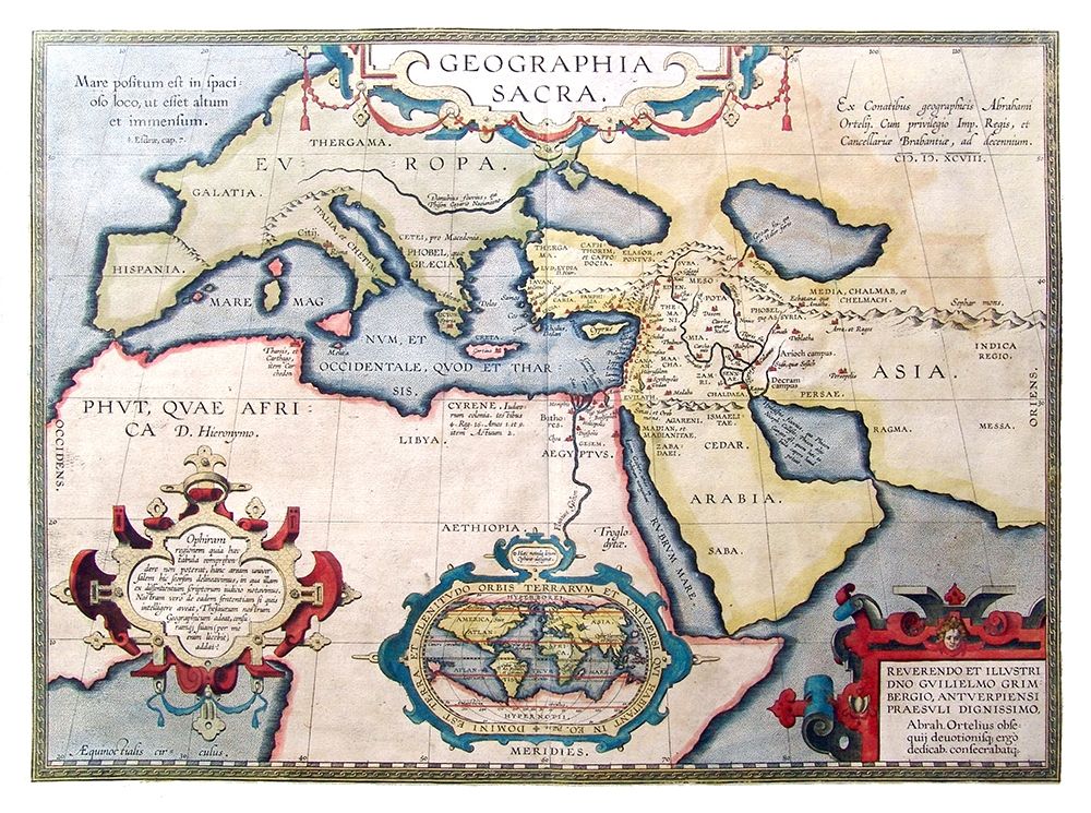 Europe Middle East - Ortelius 1570 art print by Ortelius for $57.95 CAD