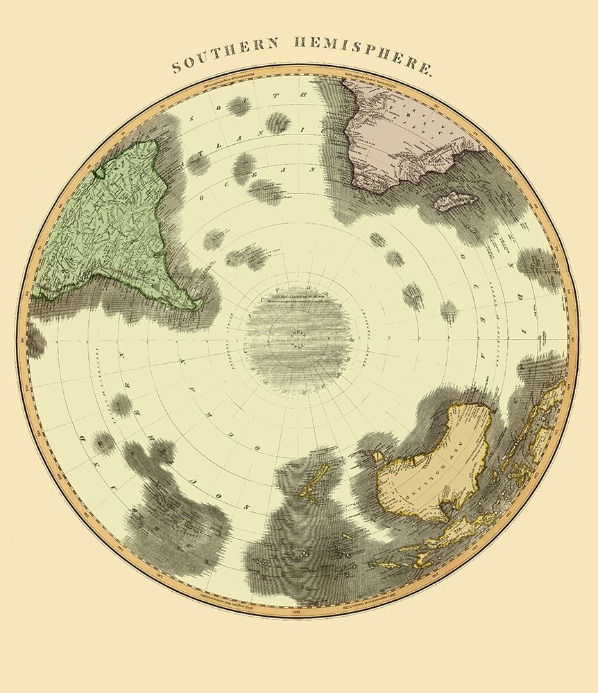 Southern Hemisphere - Thomson 1814 art print by Thomson for $57.95 CAD