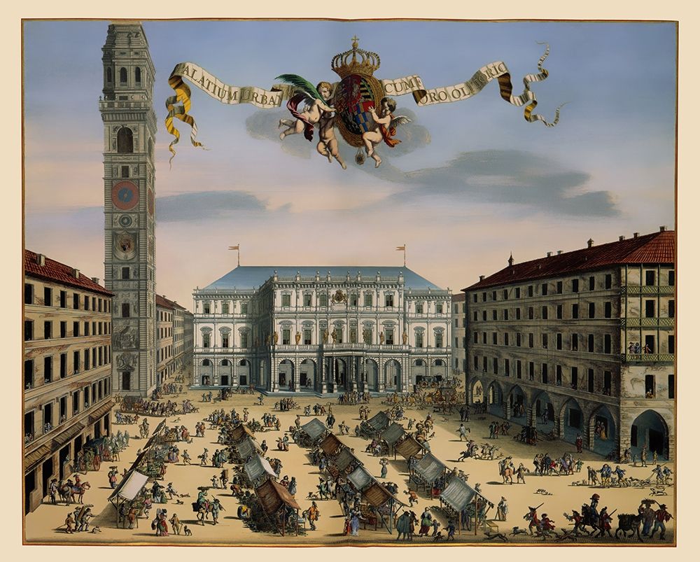 Turin Italy - Blaeu 1682 art print by Blaeu for $57.95 CAD
