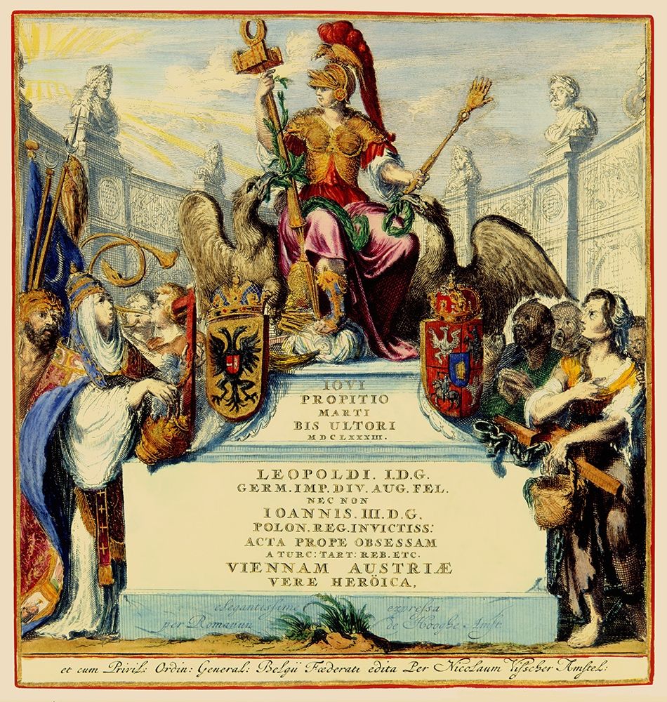 Vienna Austria Siege - DeHooghe 1683 art print by De Hooghe for $57.95 CAD