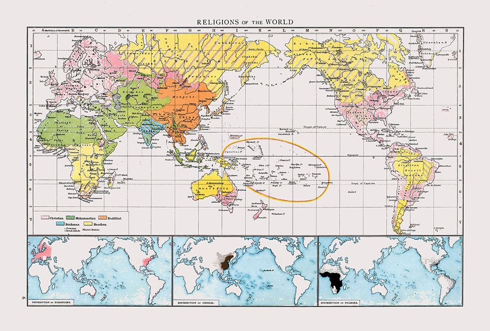 Religions of World art print by Unknown for $57.95 CAD