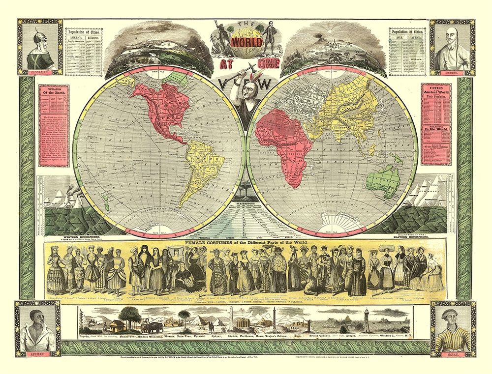 World One View - Phelps 1847 art print by Phelps for $57.95 CAD
