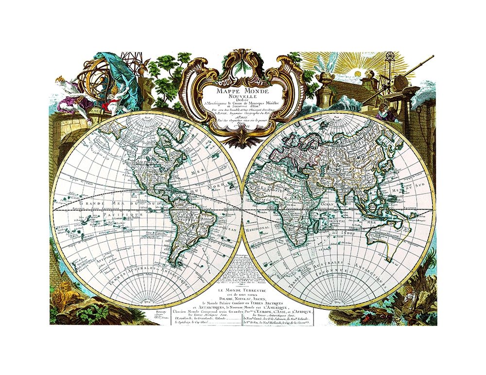 World - Fleuri 1744 art print by Fleuri for $57.95 CAD