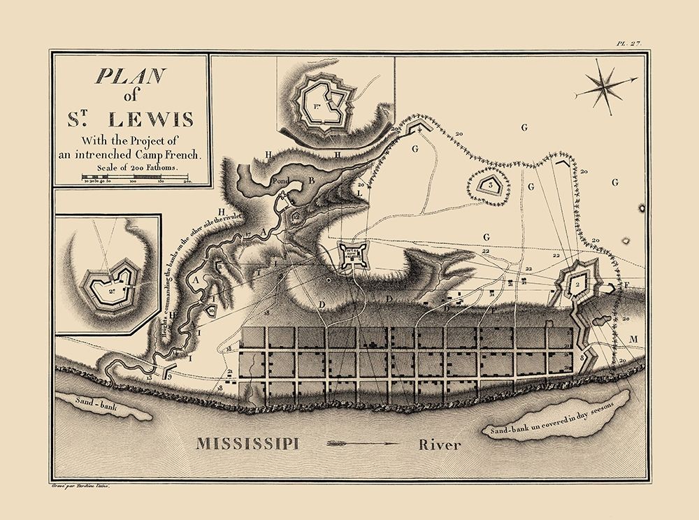 St Lewis, St. Louis, Camp French Missouri art print by Collot for $57.95 CAD