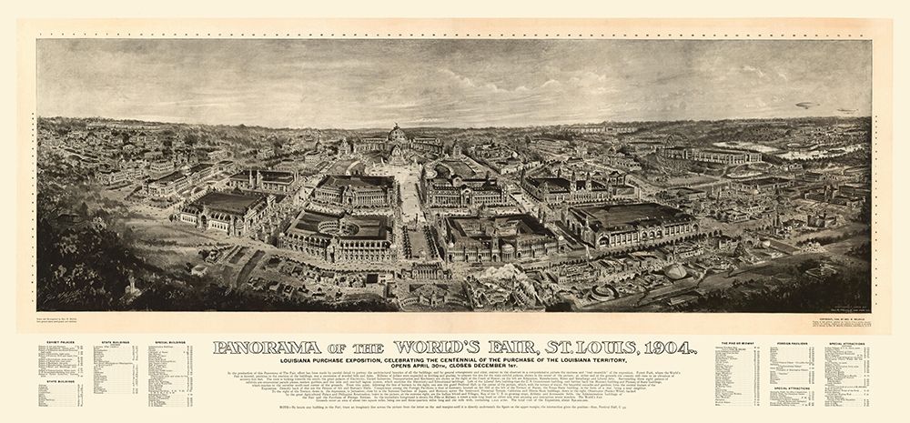 St Louis Missouri - Melville 1904 art print by Melville for $57.95 CAD