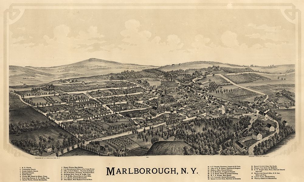Marlborough New York - Burleigh 1891 art print by Burleigh for $57.95 CAD