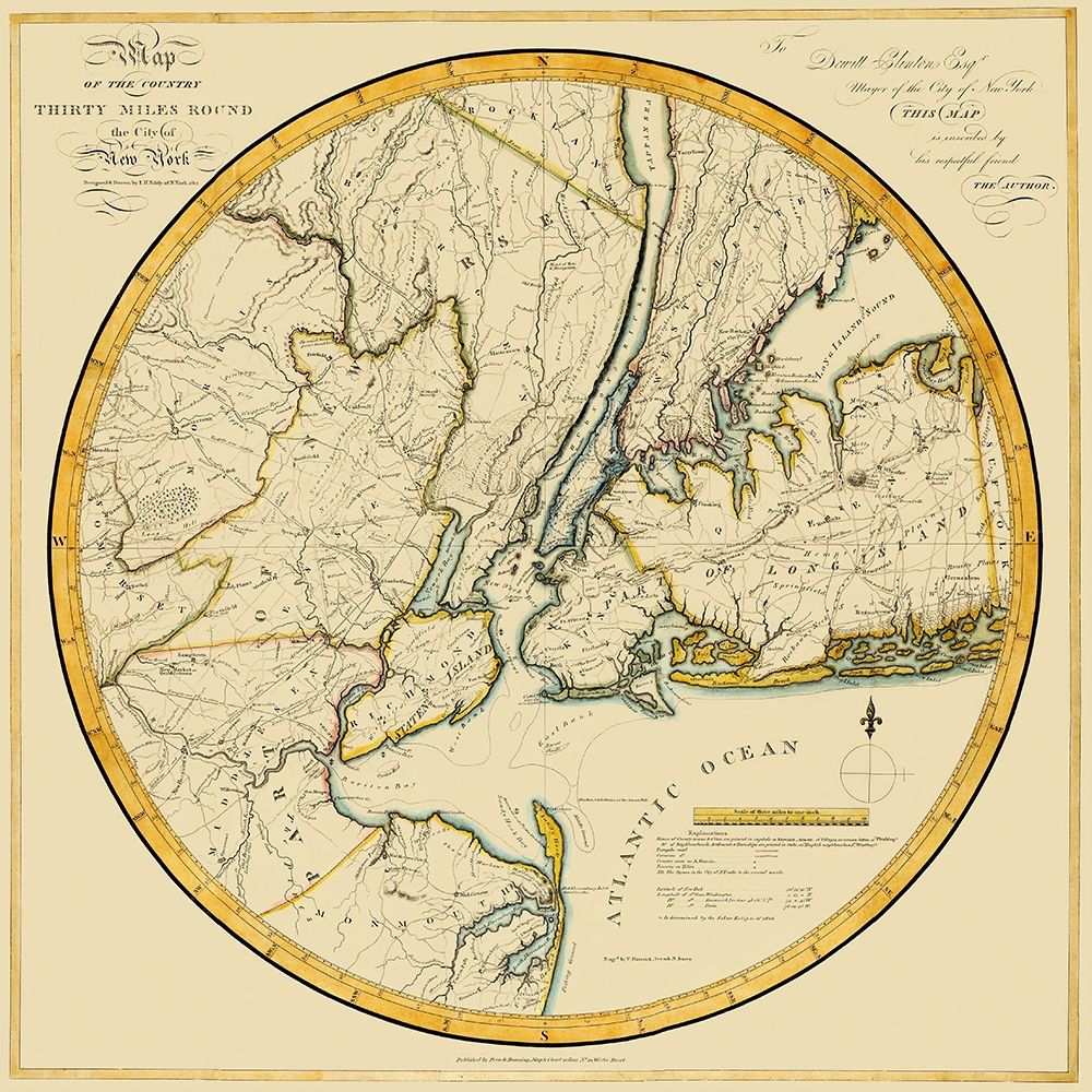 New York New York - Dunning 1812 art print by Dunning for $57.95 CAD