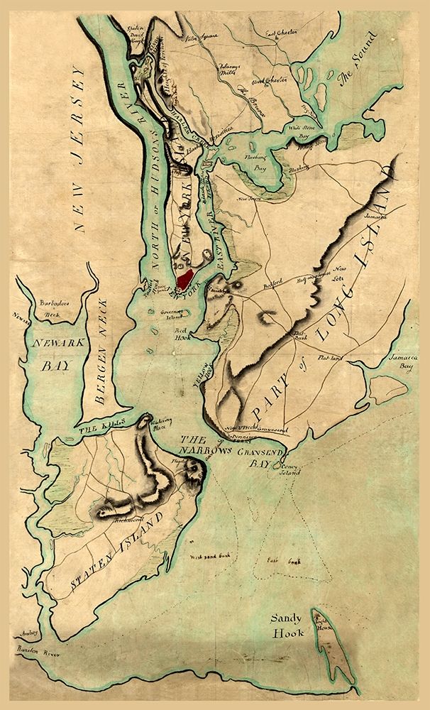 New York -1780 art print by Unknown for $57.95 CAD
