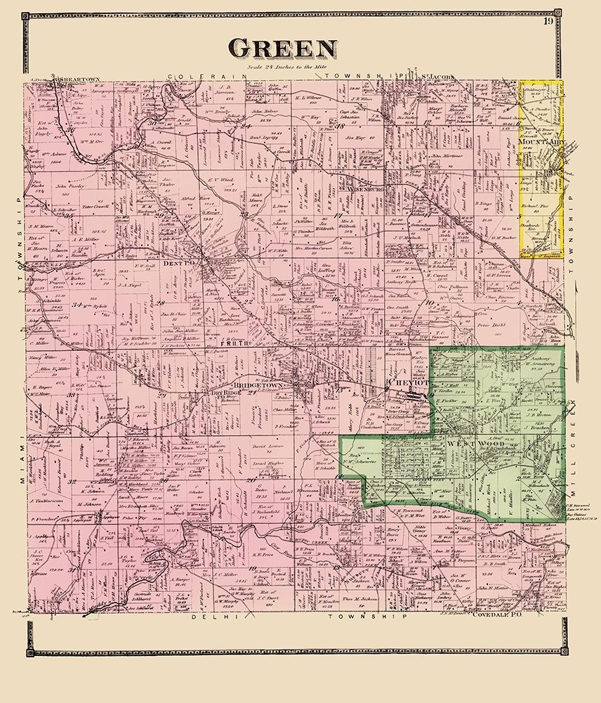 Green Ohio - Titus 1869 art print by Titus for $57.95 CAD