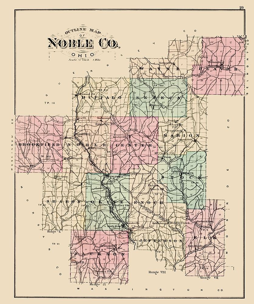 Noble Ohio - Wall 1876 art print by Wall for $57.95 CAD