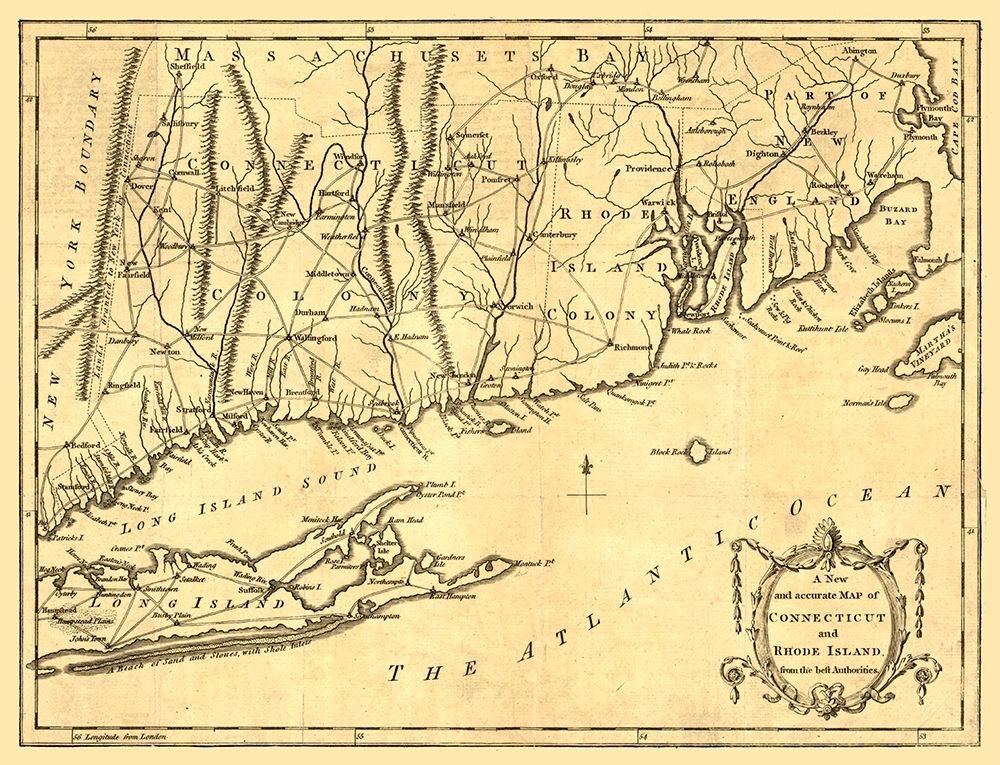 Rhode Island -1780 art print by Unknown for $57.95 CAD