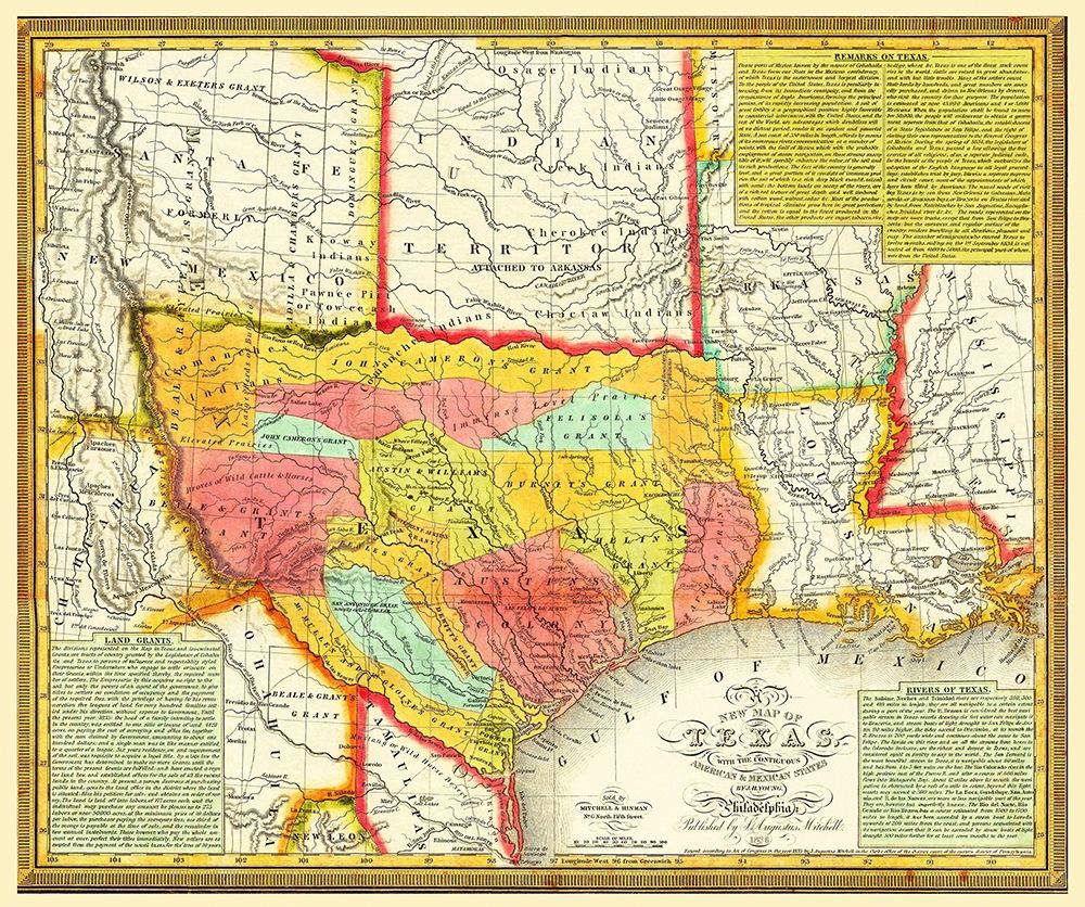 Texas - Young 1836 art print by Young for $57.95 CAD