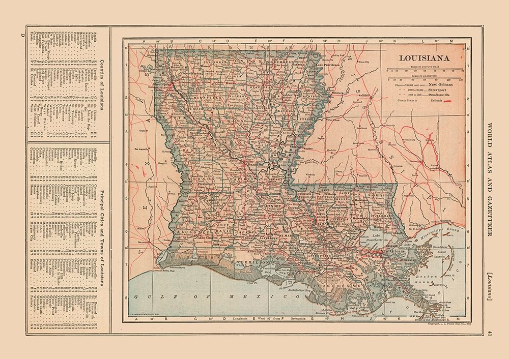 Louisiana - Reynold 1921 art print by Reynold for $57.95 CAD