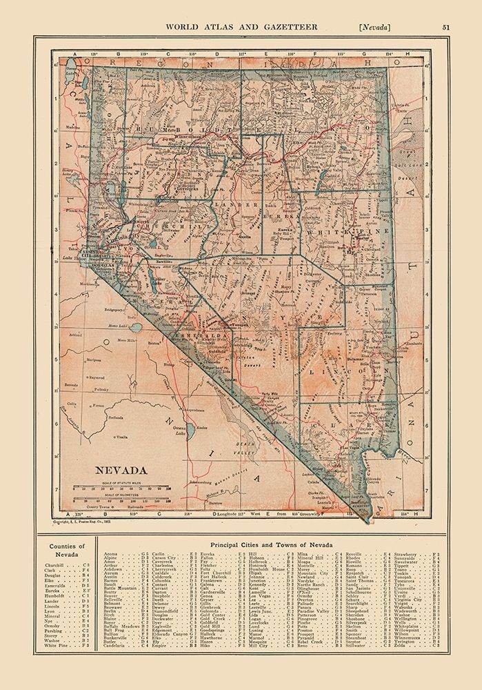 Nevada - Reynold 1921 art print by Reynold for $57.95 CAD