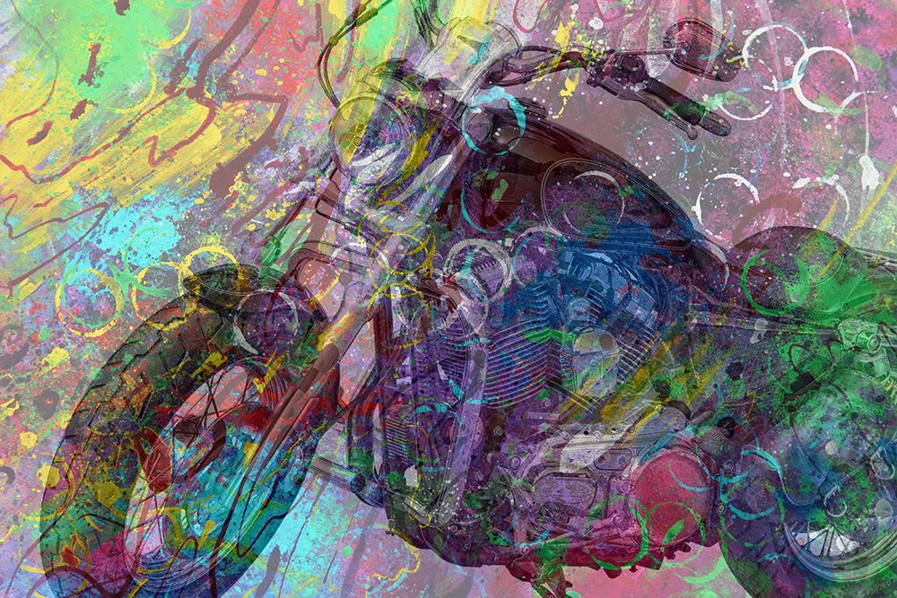 Hidden Motorcycle art print by Jamie Phillip for $57.95 CAD