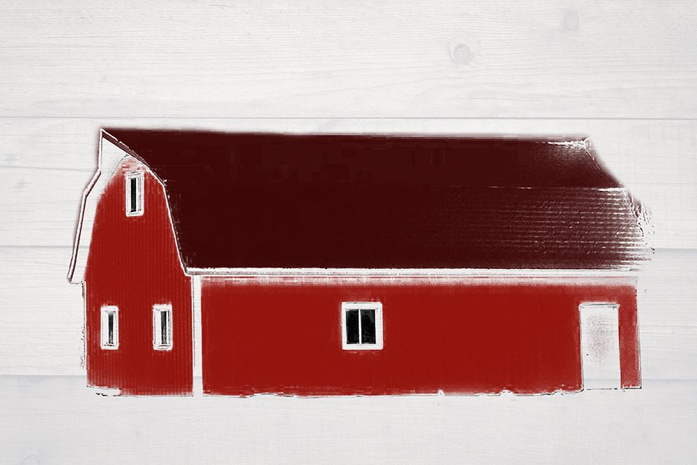 Red Barn art print by Jamie Phillip for $57.95 CAD