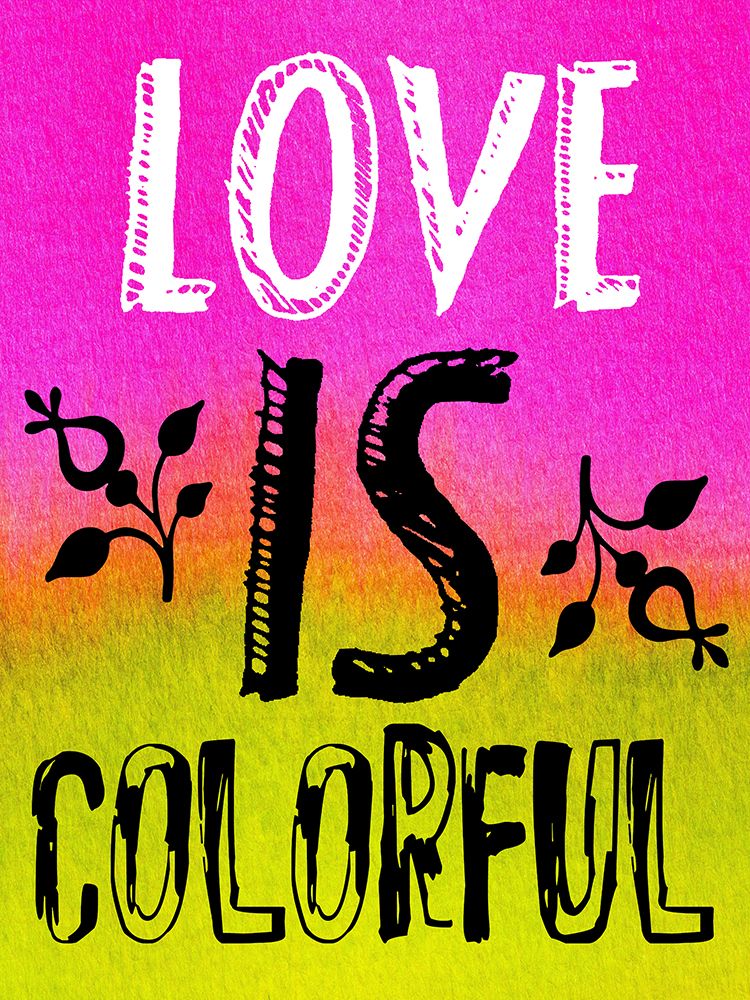 Colorful Love art print by Jamie Phillip for $57.95 CAD