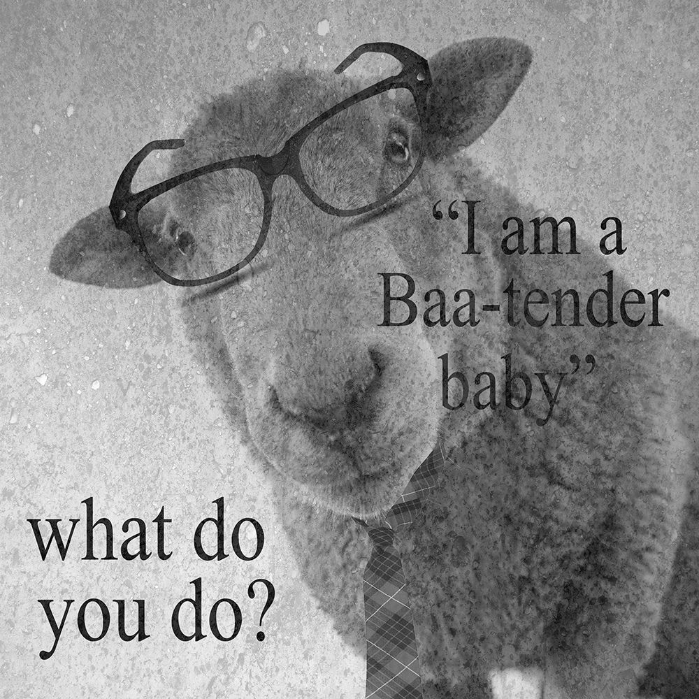 Baa-Tender art print by Jamie Phillip for $57.95 CAD