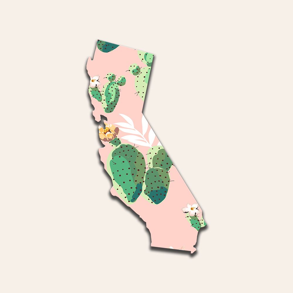 California Map art print by Jamie Phillip for $57.95 CAD