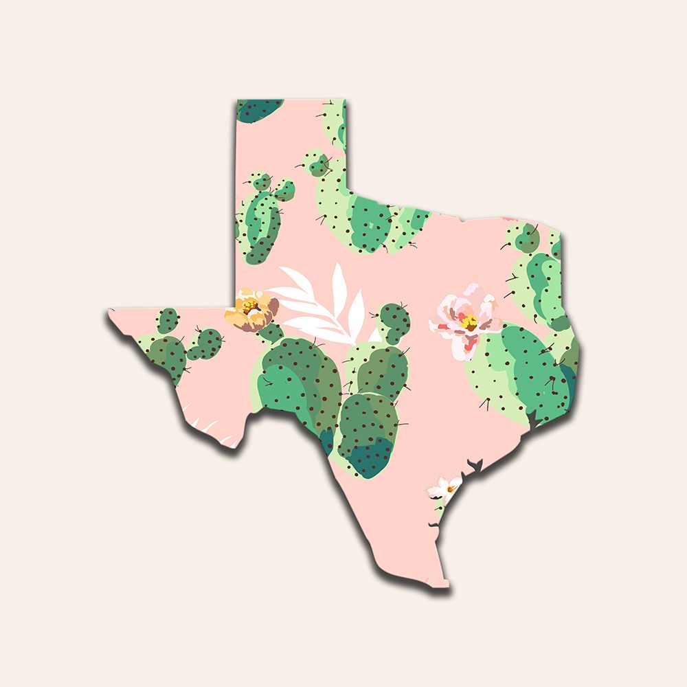 Texas Map art print by Jamie Phillip for $57.95 CAD