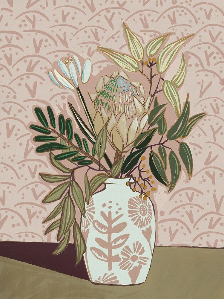 Protea Posy art print by Urban Road for $57.95 CAD