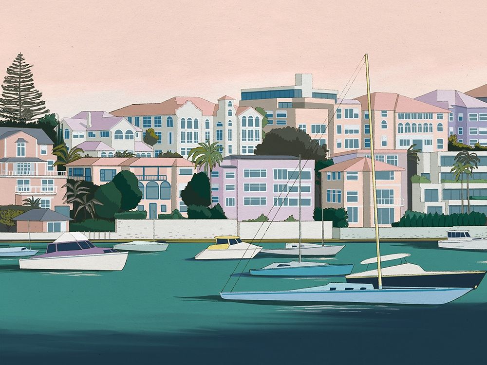 Yacht Club Canvas Art Print art print by Urban Road for $57.95 CAD