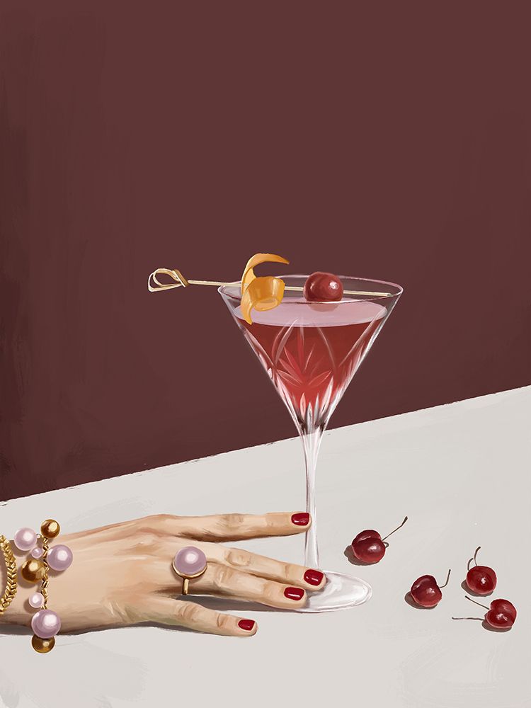 Cherry Martini art print by Urban Road for $57.95 CAD