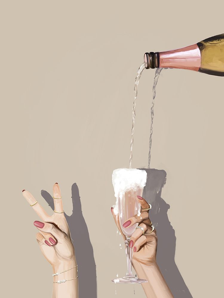 Champagne Showers art print by Urban Road for $57.95 CAD