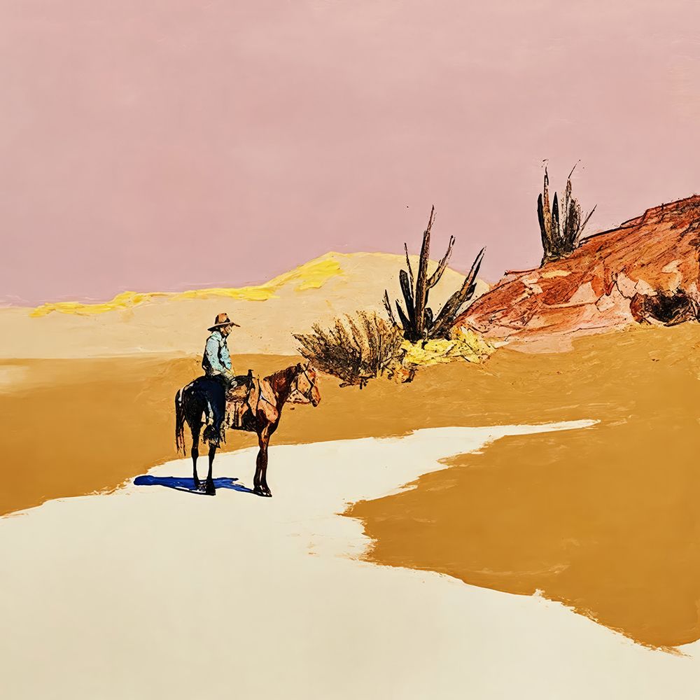 Desert Sunset art print by Urban Road for $57.95 CAD