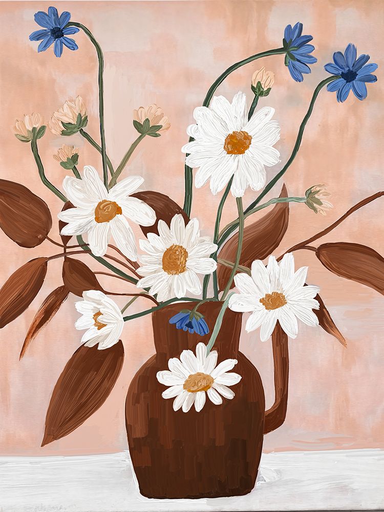 Happiness in a Vase I Canvas Art Print art print by Urban Road for $57.95 CAD