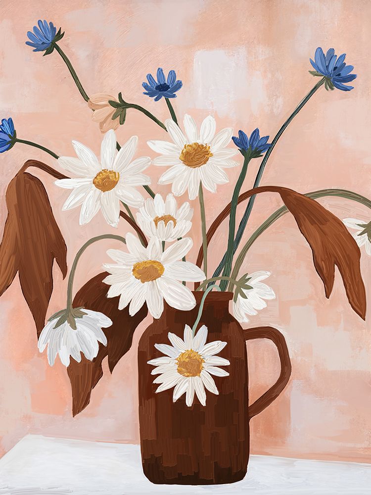 Happiness in a Vase II Canvas Art Print art print by Urban Road for $57.95 CAD