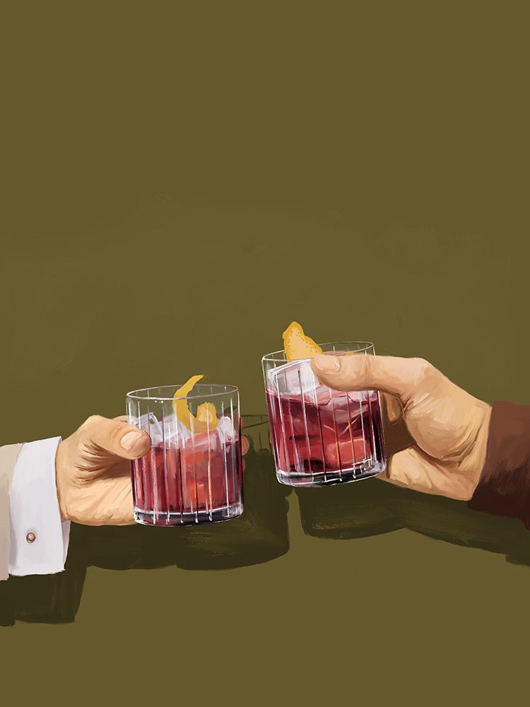 Chin Chin di Rosso art print by Darren Palmer for $57.95 CAD