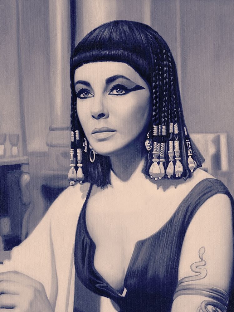 Cleopatra Blue Poster art print by Urban Road for $57.95 CAD
