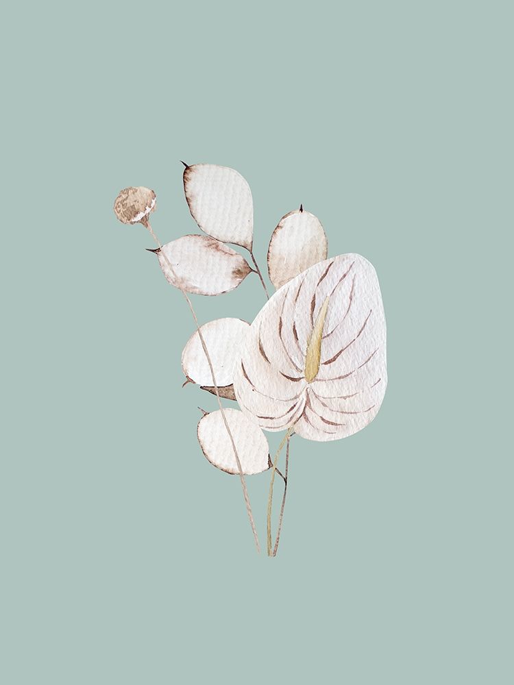 Mint Anthurium I Poster art print by Urban Road for $57.95 CAD