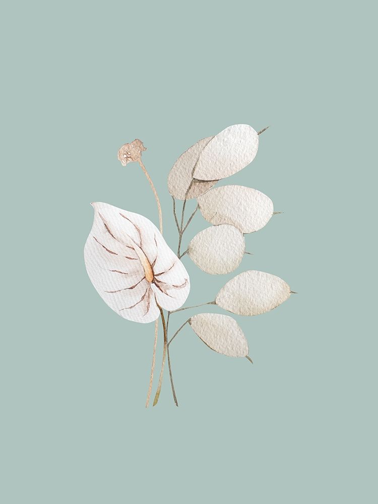 Mint Anthurium II Poster art print by Urban Road for $57.95 CAD