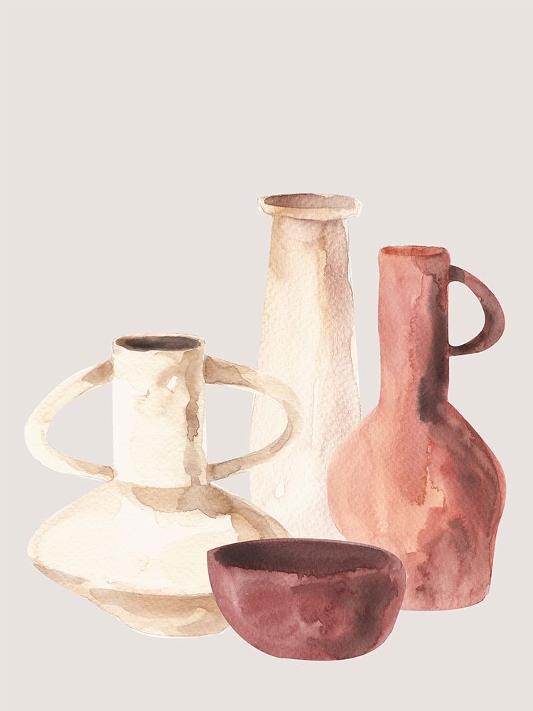 Ceramic Pots II Poster art print by Urban Road for $57.95 CAD