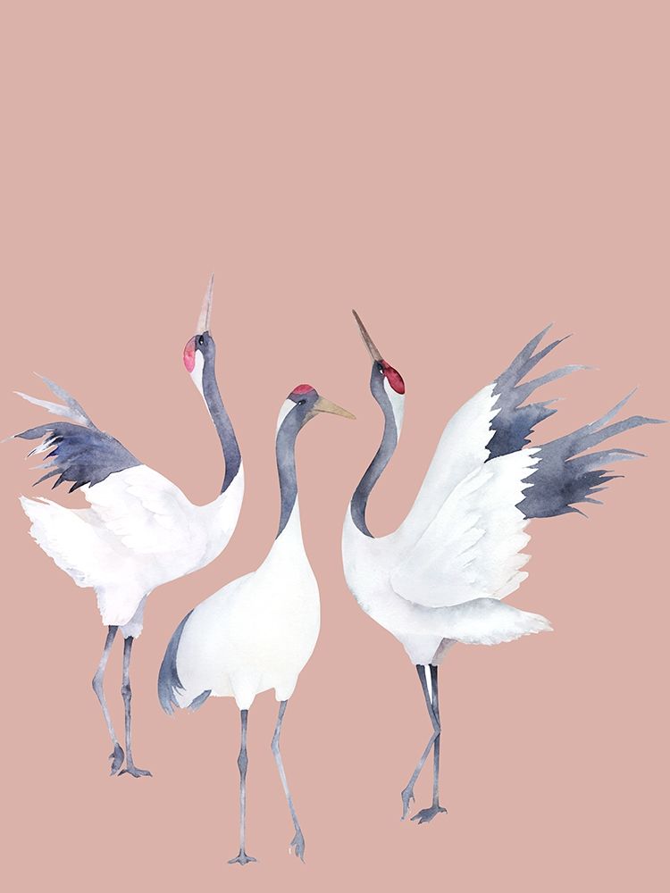 Cranes Poster art print by Urban Road for $57.95 CAD