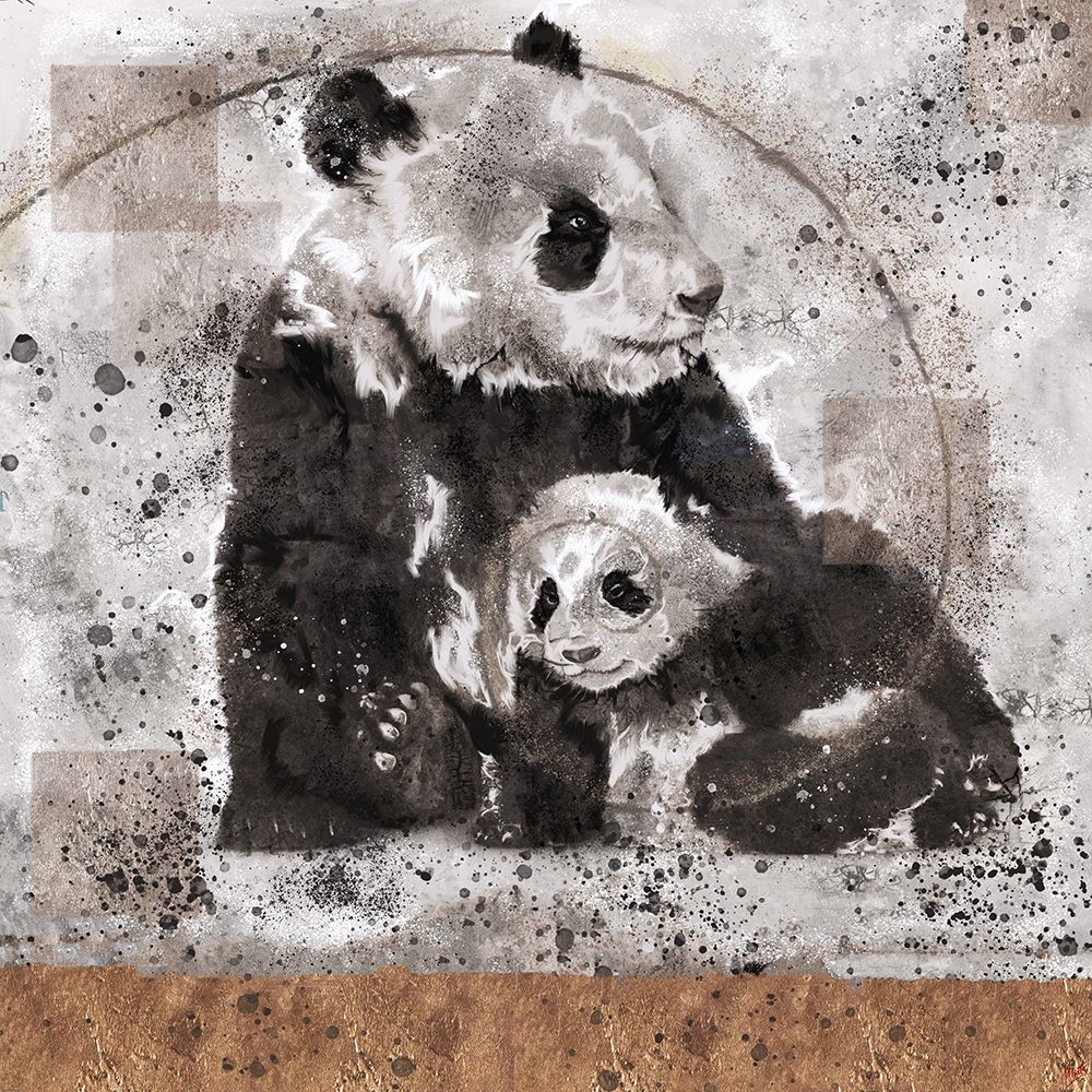Fibonacci Panda XI art print by Marta Wiley for $57.95 CAD