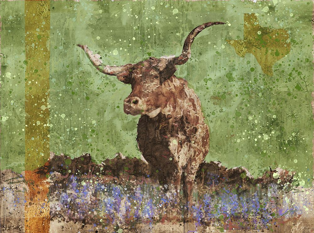 Long Horn Green art print by Marta Wiley for $57.95 CAD