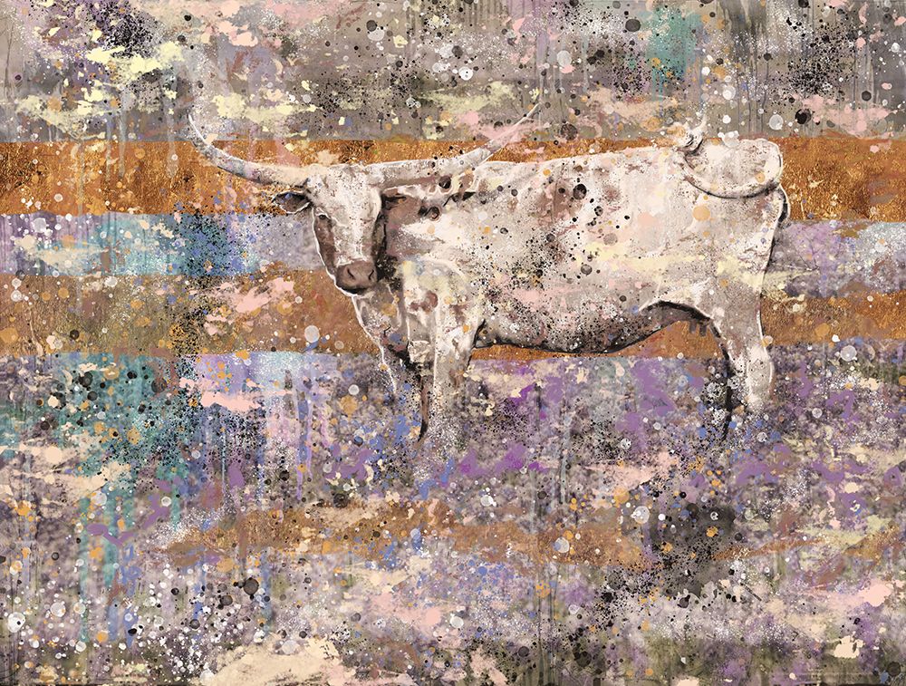 White Long Horn II art print by Marta Wiley for $57.95 CAD