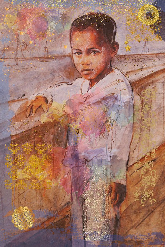 Little African Boy III art print by Marta Wiley for $57.95 CAD