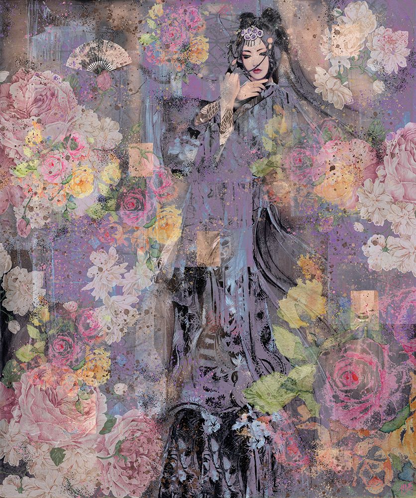 Floral Geisha II art print by Marta Wiley for $57.95 CAD