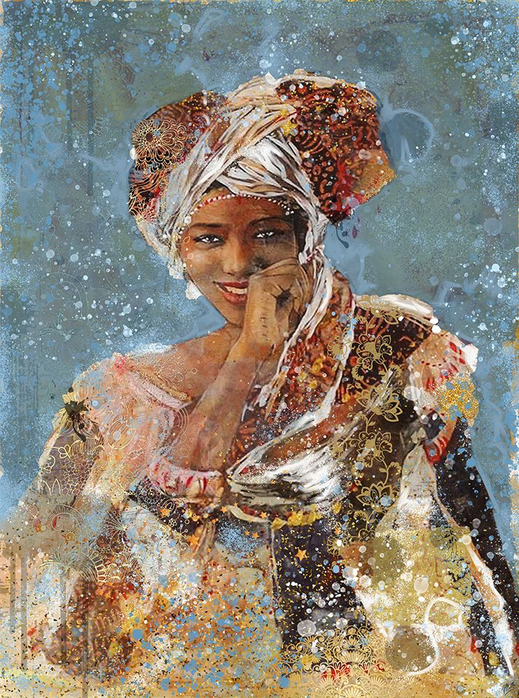 Blue African Dreams I art print by Marta Wiley for $57.95 CAD