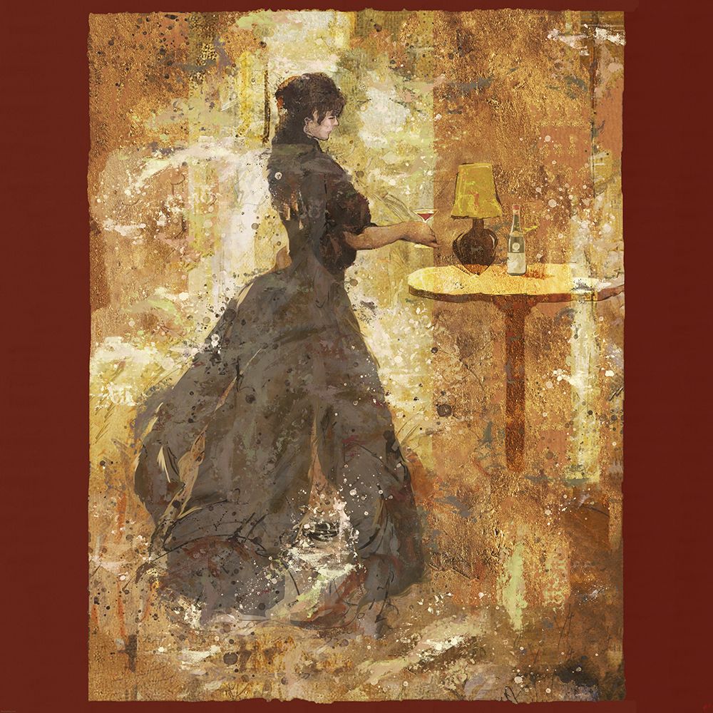 Wine II red art print by Marta Wiley for $57.95 CAD