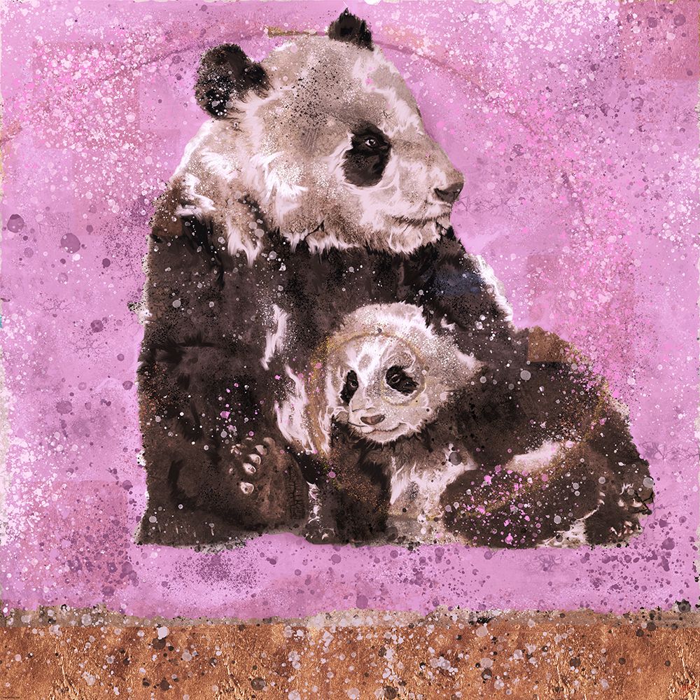 Fibonacci Panda IIII art print by Marta Wiley for $57.95 CAD