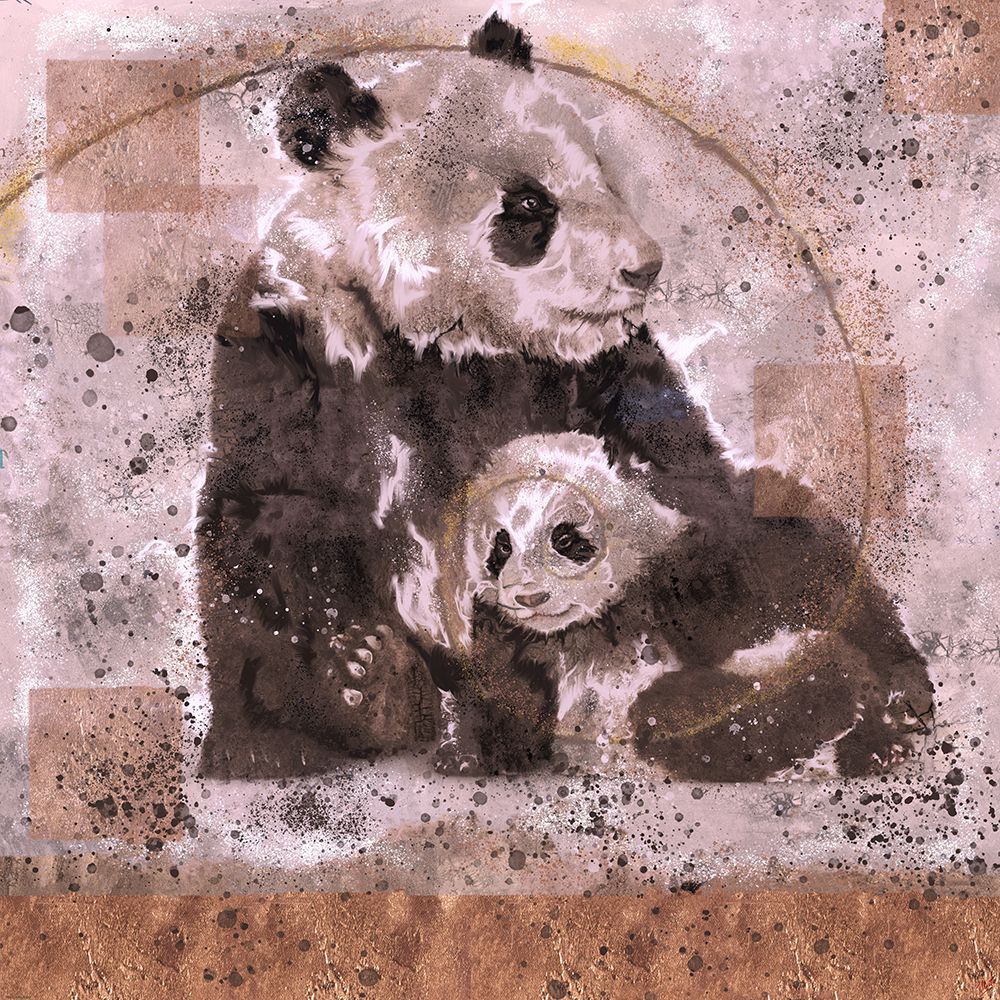 Fibonacci Panda V art print by Marta Wiley for $57.95 CAD